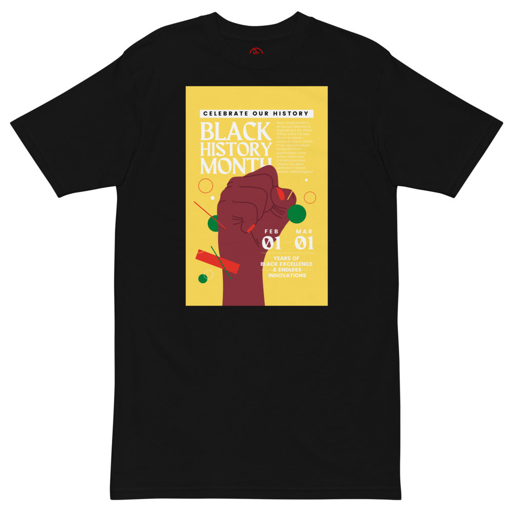 Celebrate Our History Unisex premium heavyweight tee