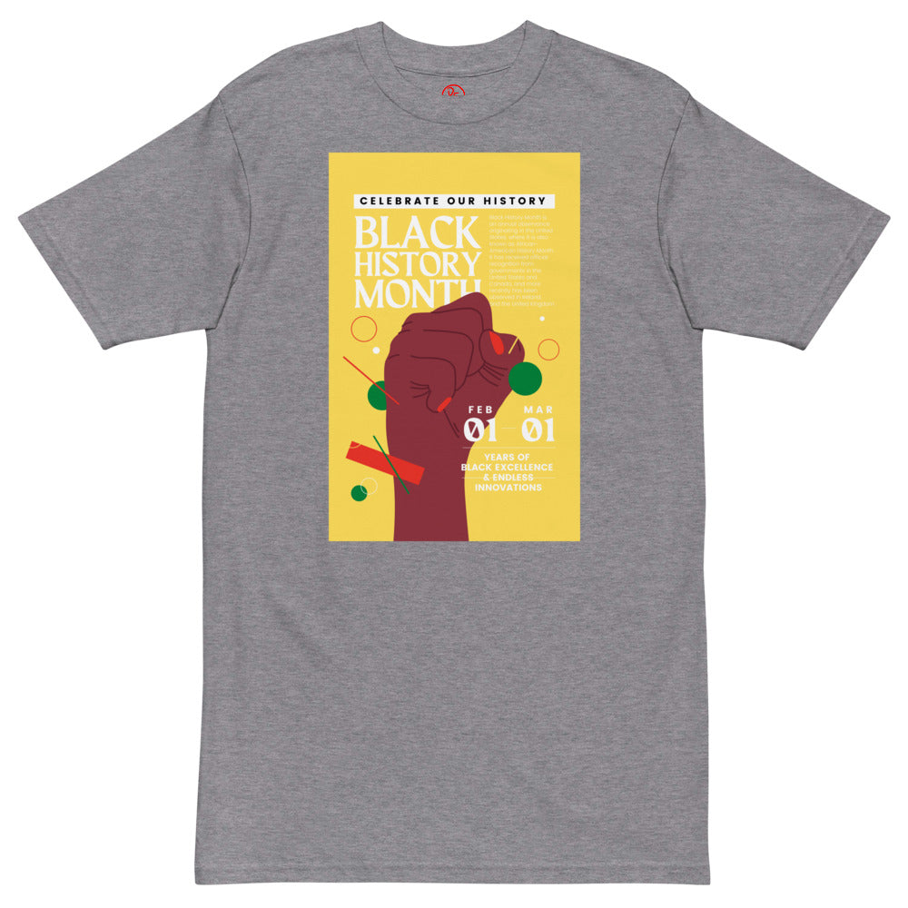 Celebrate Our History Unisex premium heavyweight tee