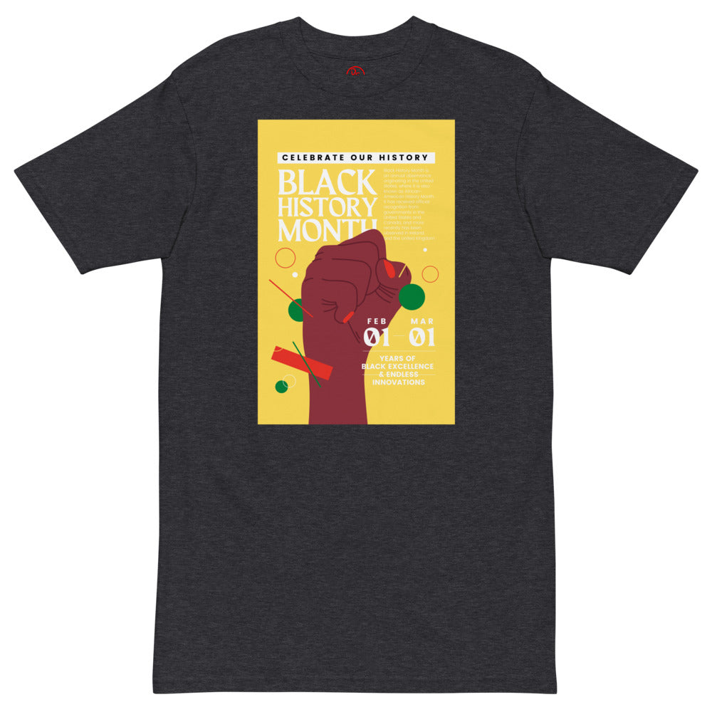 Celebrate Our History Unisex premium heavyweight tee