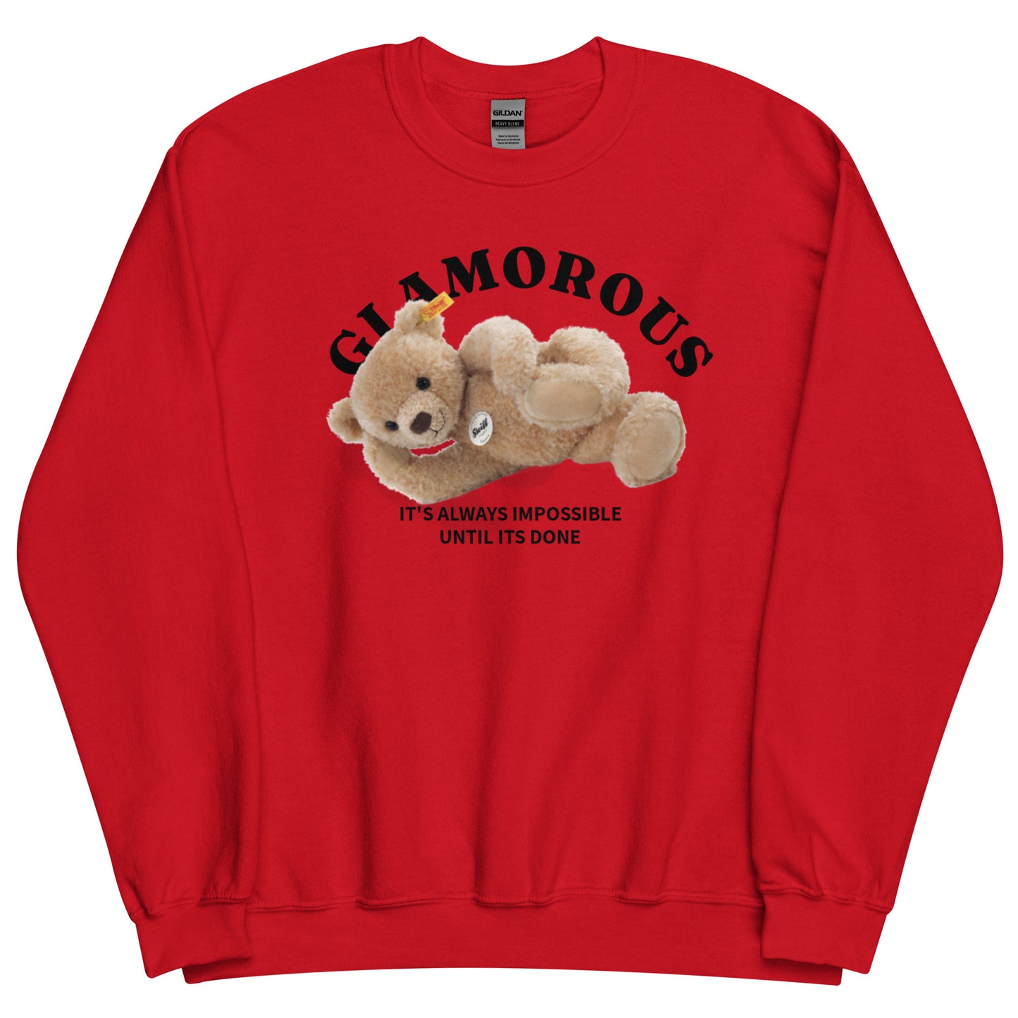 Teddy and Slogan Sweatshirt