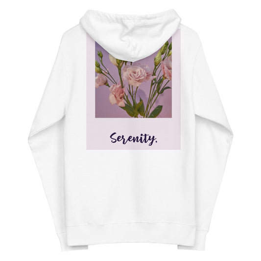 Unisex fleece zip up hoodie