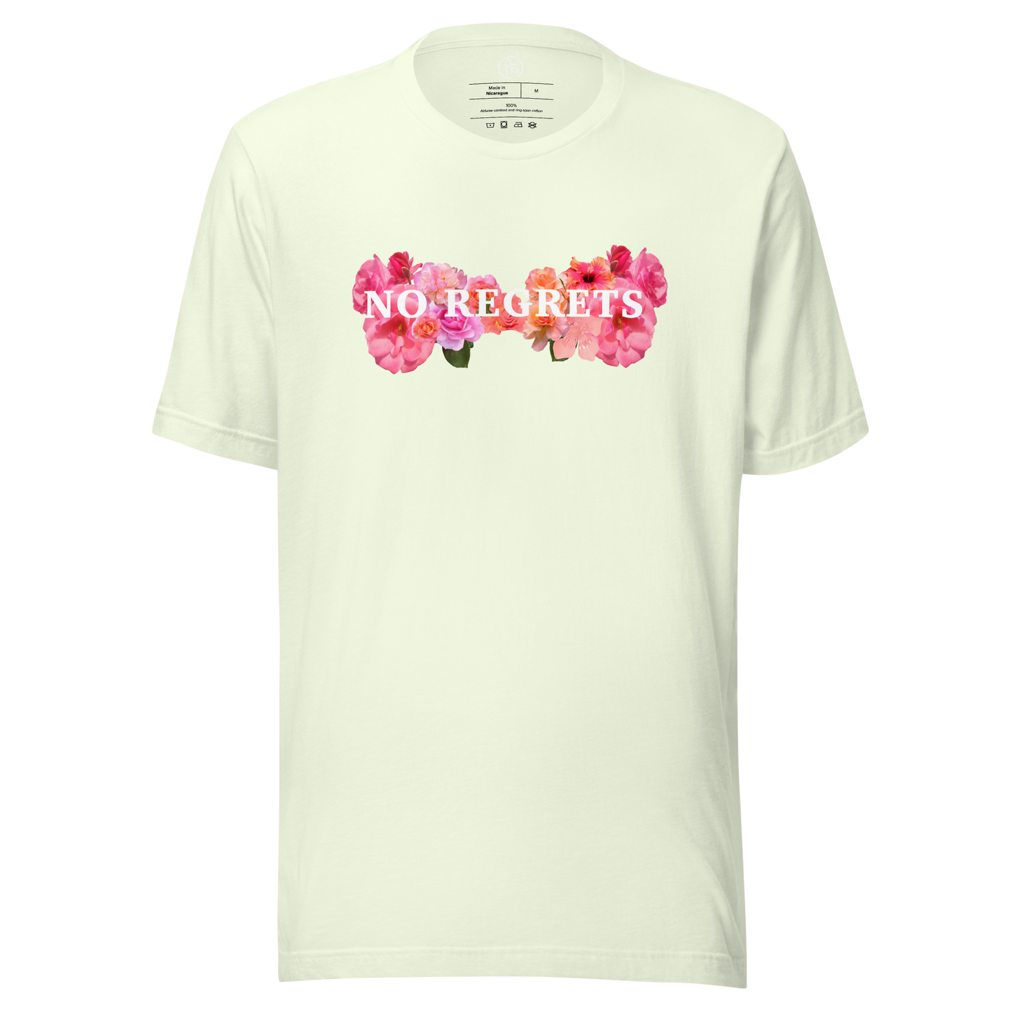 No Regrets Floral Unisex T-Shirt
