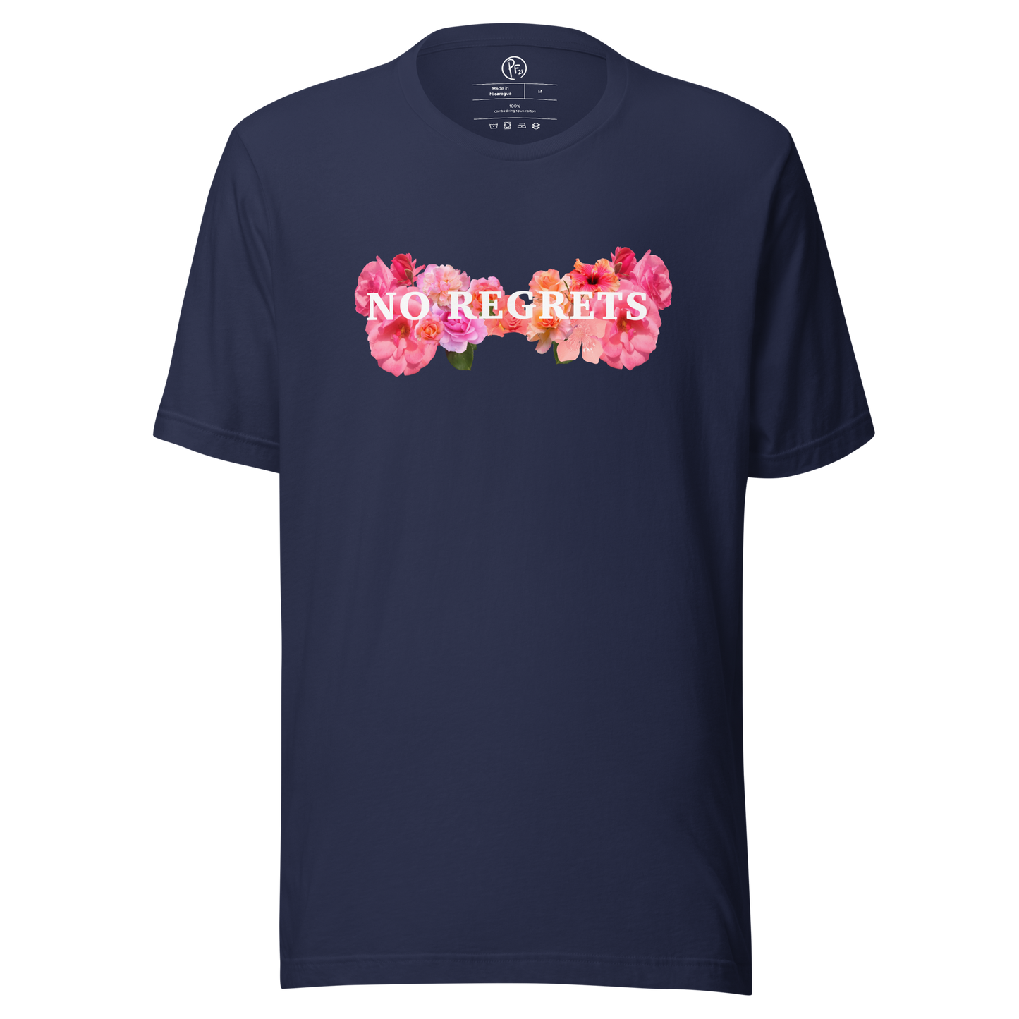 No Regrets Floral Unisex T-Shirt