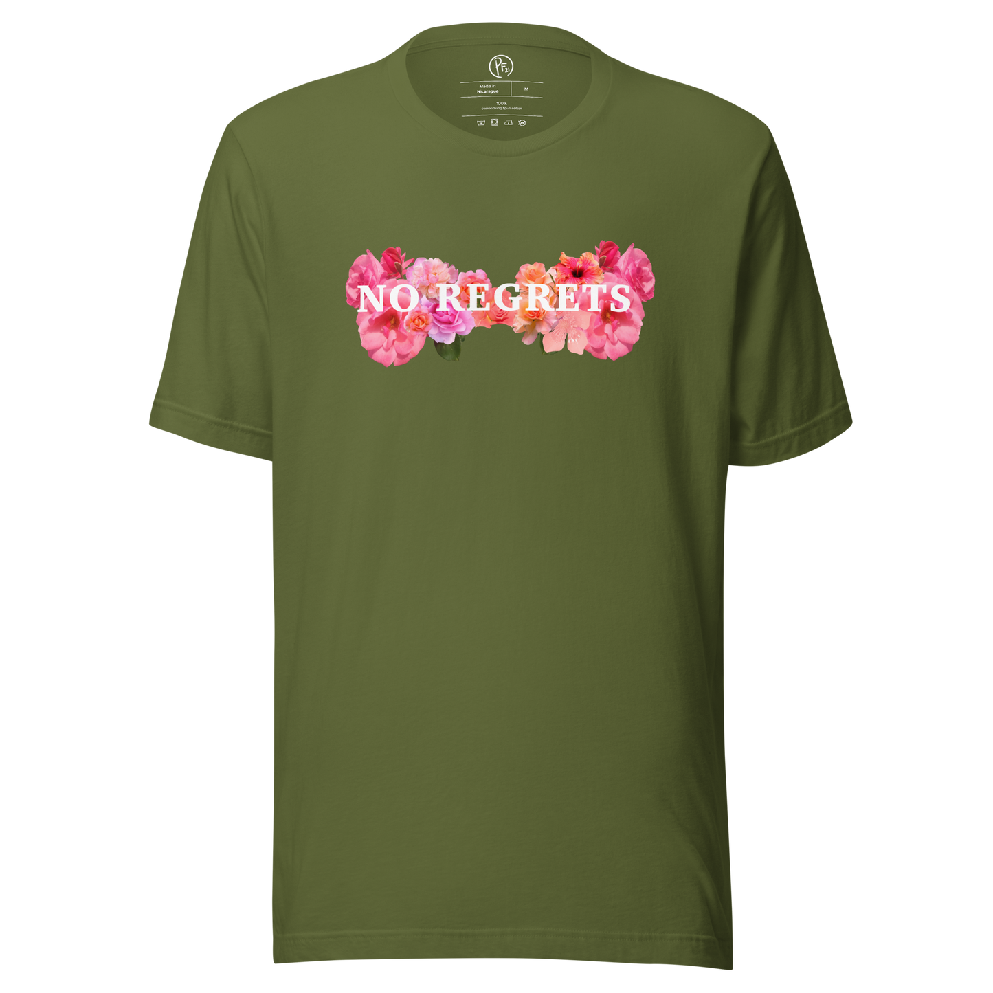 No Regrets Floral Unisex T-Shirt