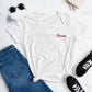 Letter Embroidery Women's short sleeve t-shirt
